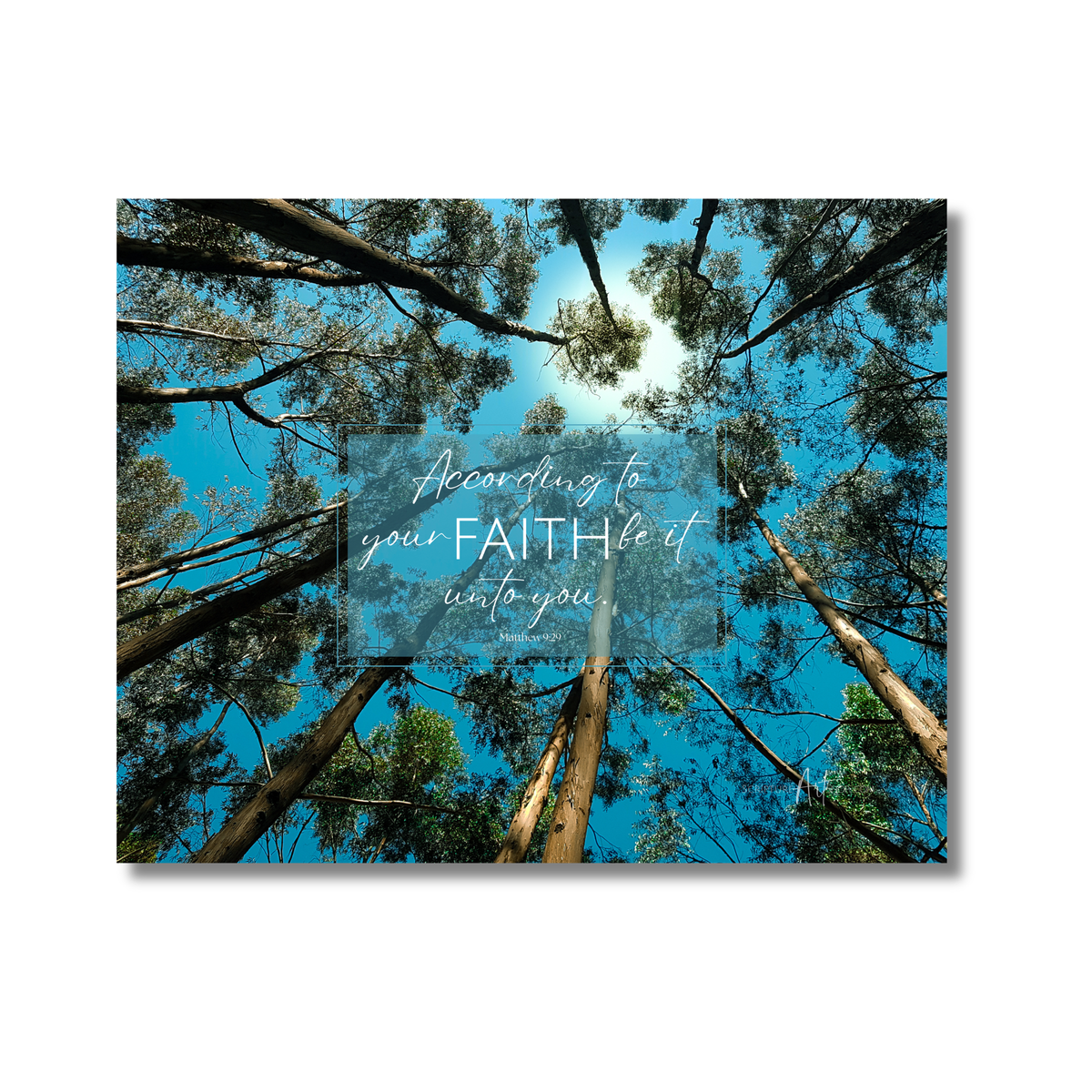 According to Your Faith Wall Art - Trees