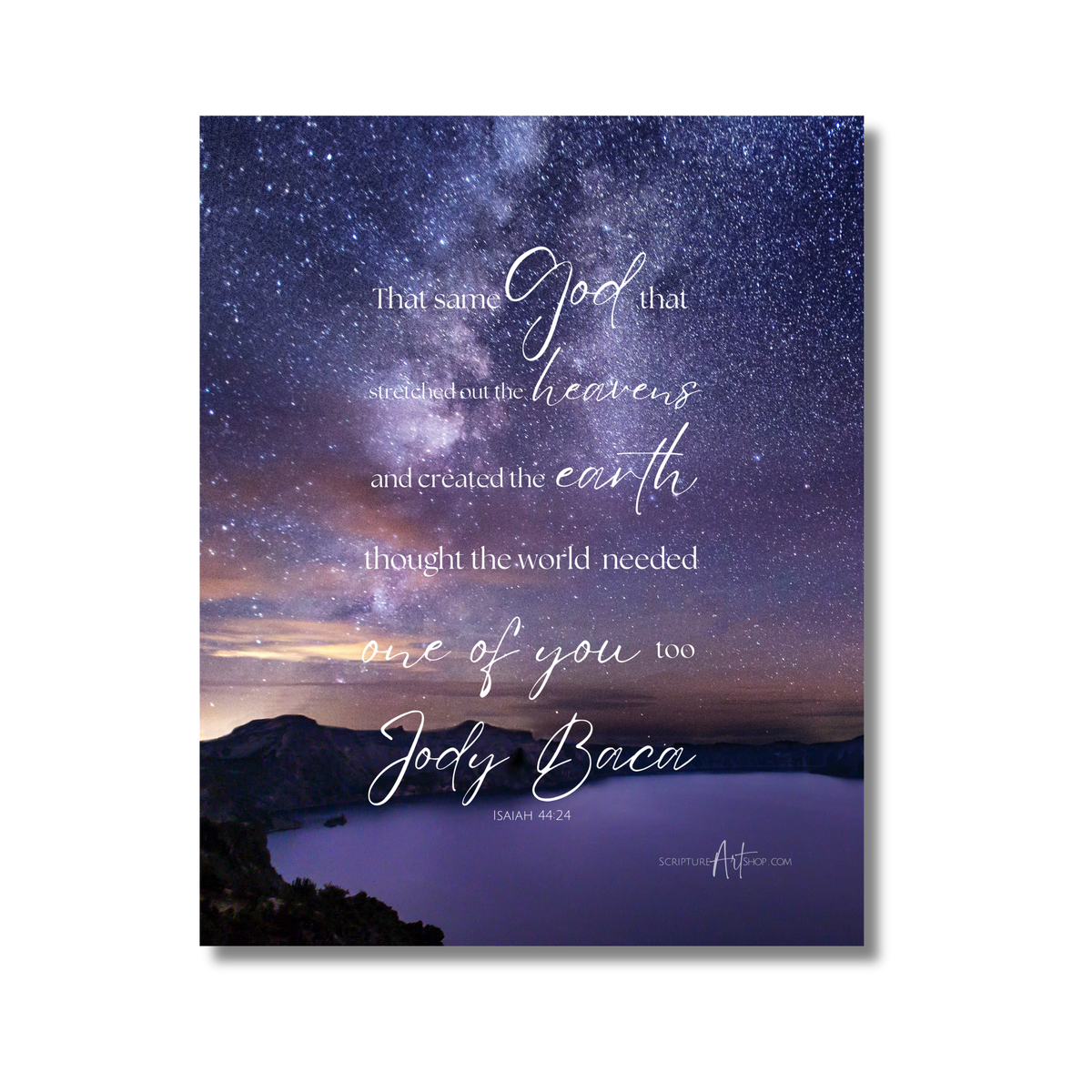 One of You Too Personalized Design - Starry Night